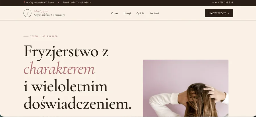 Demo · Landing produktowy – realizacja Endora