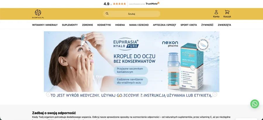 Scortea.pl – realizacja Endora