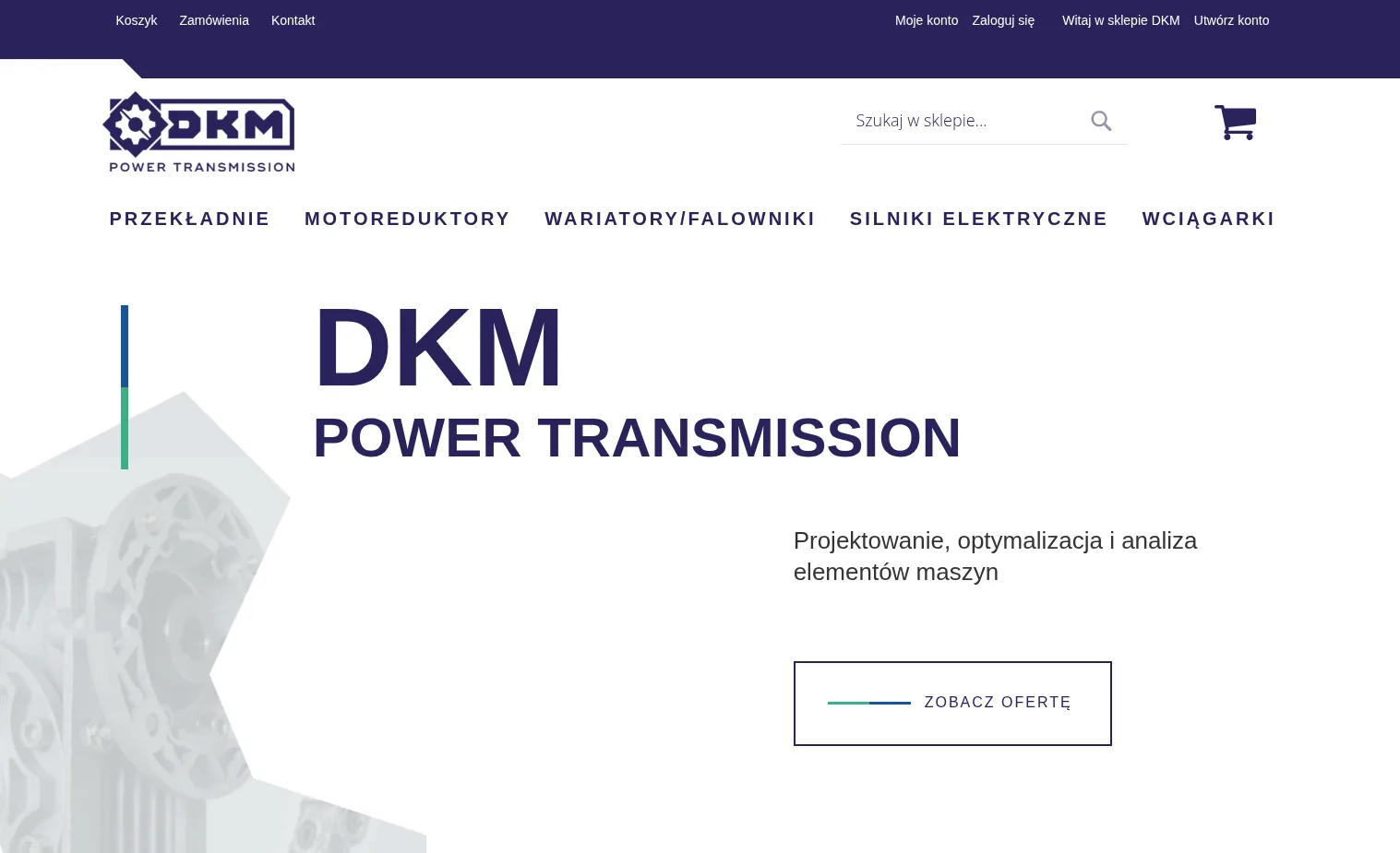 DKM Power Transmission – Sales Platform